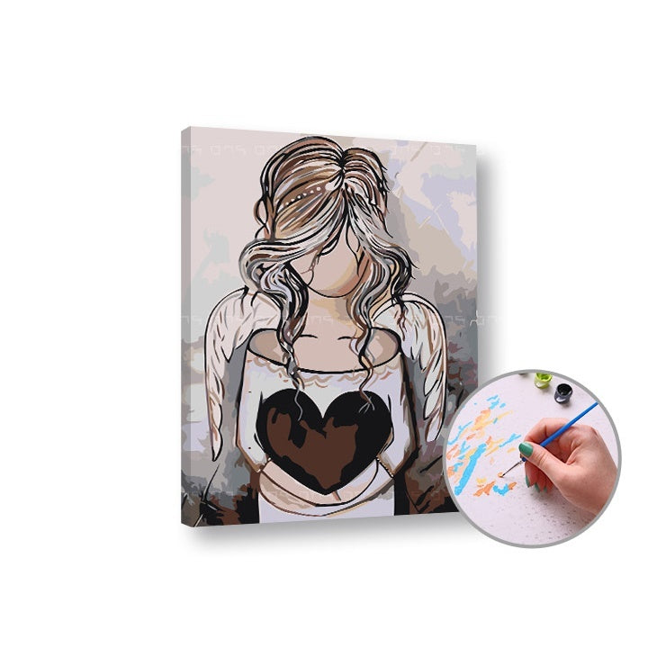 Paint by Numbers ANGEL - ниска трудност — изображение 1