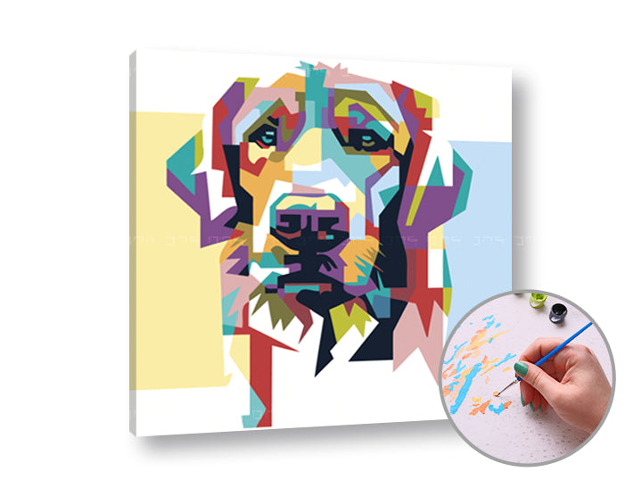 Рисуване по номера DOG LOVELY — изображение 3