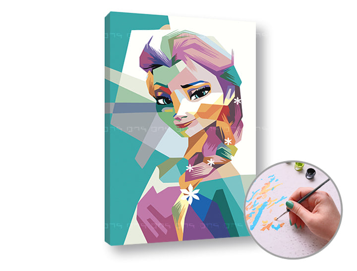 Рисуване по номера FROZEN ELSA — изображение 2
