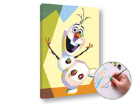 Рисуване по номера FROZEN OLAF — изображение 1