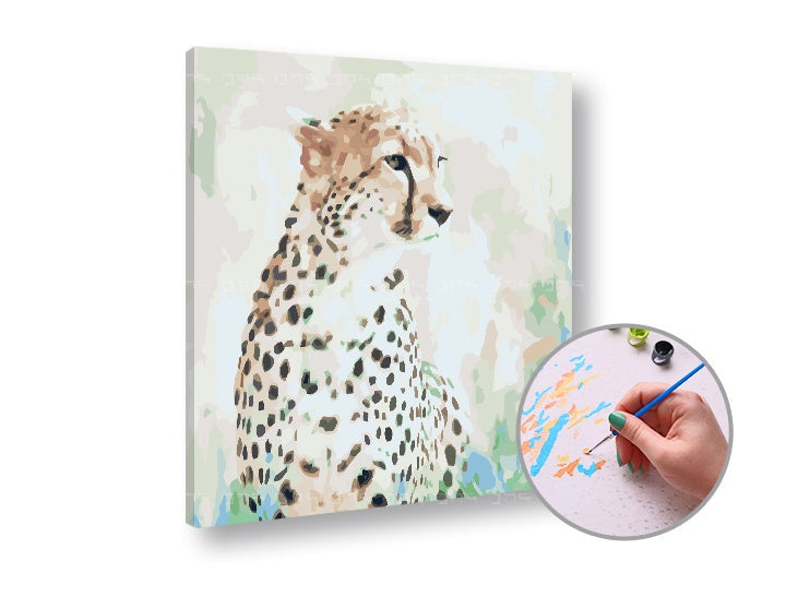 Paint by Numbers - Гепард на лов — изображение 1