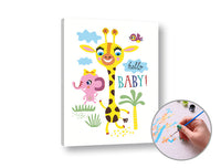 Рисуване по номера HELLO BABY — изображение 2