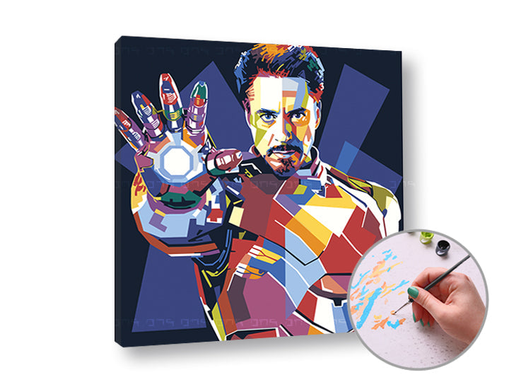 Рисуване по номера IRONMAN — изображение 3