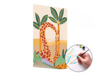 Paint by Numbers: Giraffe and Calf | Low Difficulty — image 5
