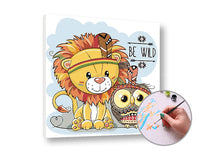 Paint by Numbers Lion - ниска трудност — изображение 2