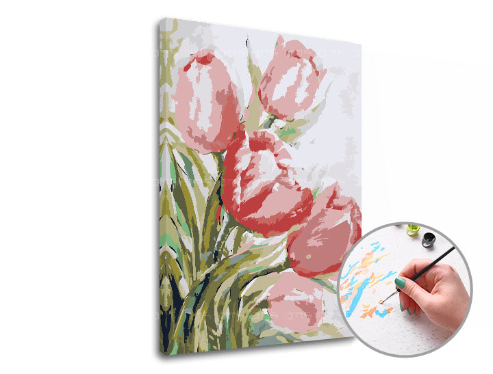 Рисуване по номера TULIPANES — изображение 3