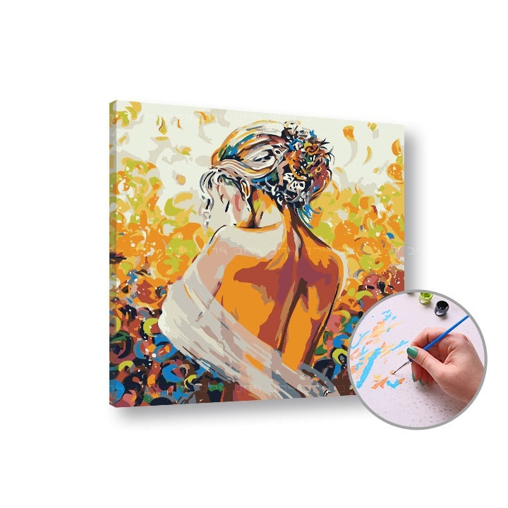 Paint by Numbers - Жена - Средна трудност — изображение 1