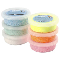 Маса за моделиране Foam Clay pastel glitter 6 x 14 гр — изображение 1