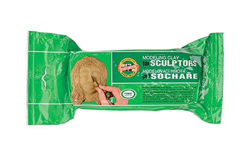 Маса за моделиране скулптурна- 550g охра — изображение 1