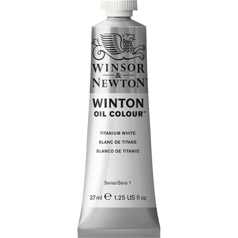 Маслена боя Winsor & Newton Winton 37 ml - Titanium white — изображение 1