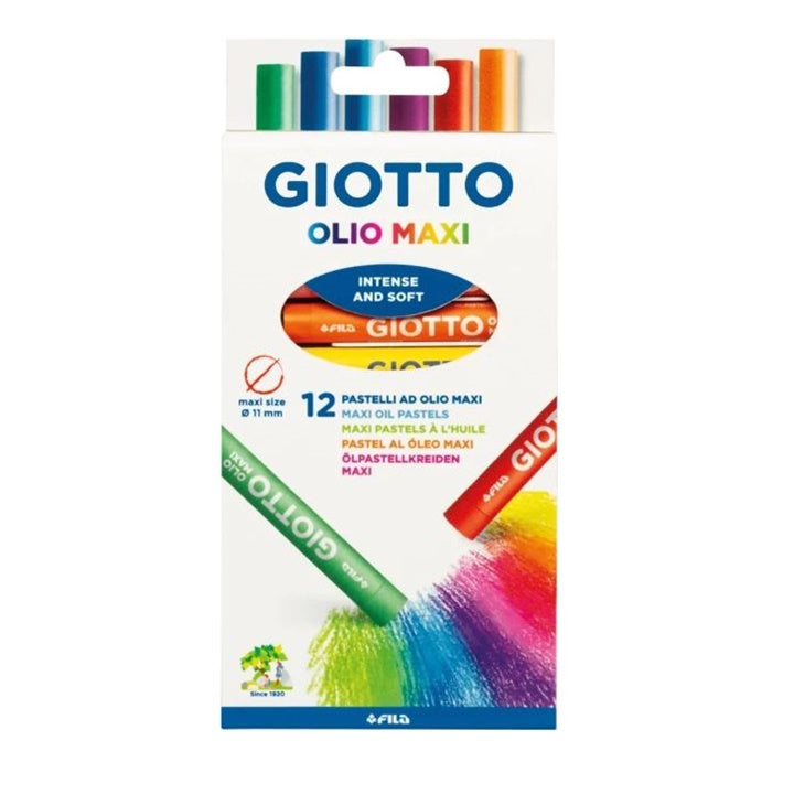 Маслени пастели GIOTTO OLIO MAXI 12 бр — изображение 1