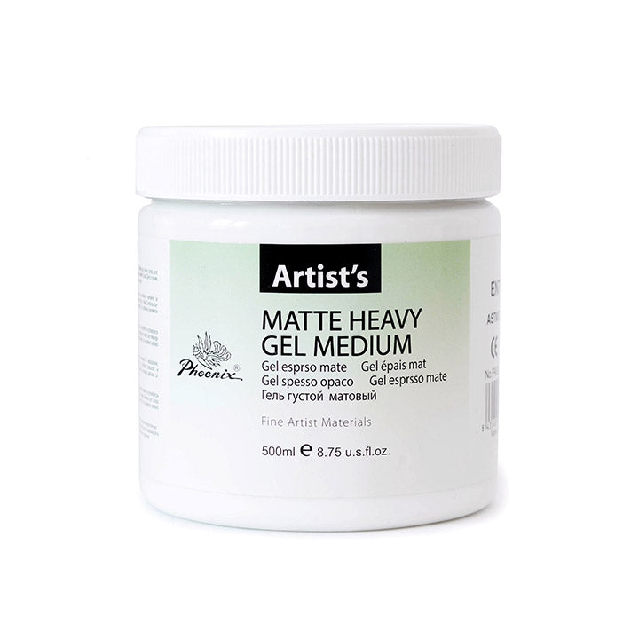 Matte Heavy Gel Medium 500 ml