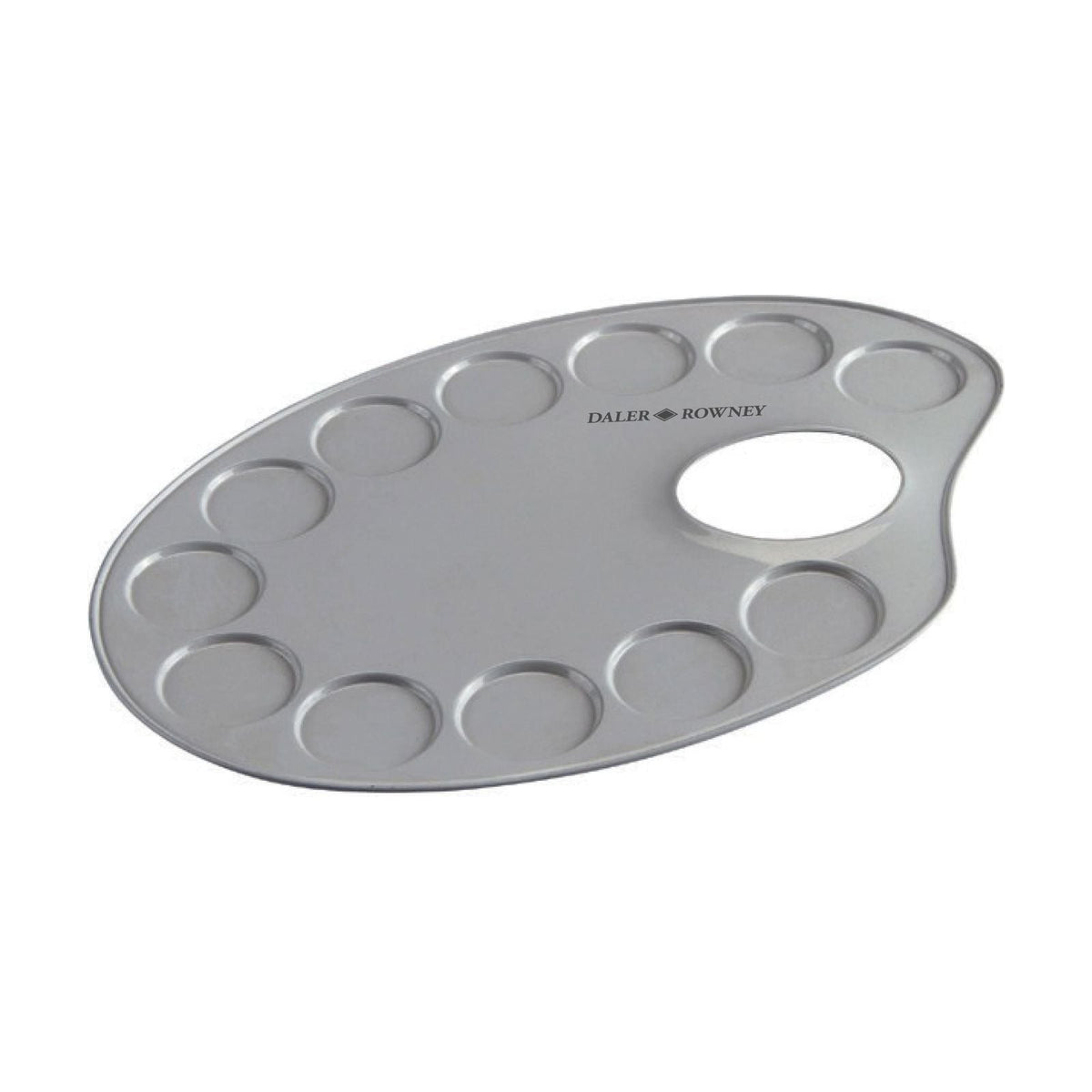 Metal Artist Palette - Oval DALER ROWNEY - 12 x 18 cm