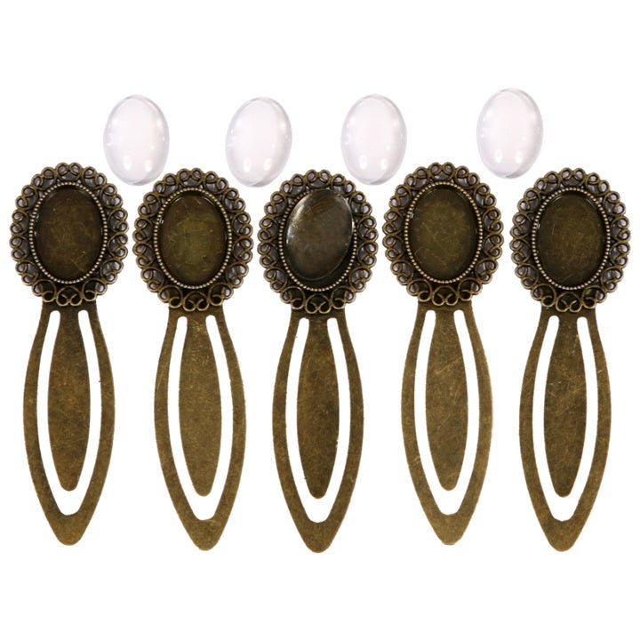 Metal Bookmark with Glass Lens