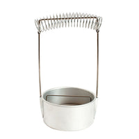 Metal Brush-Cleaning Stand