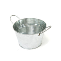 Metal Bucket with Handles 16x10 cm