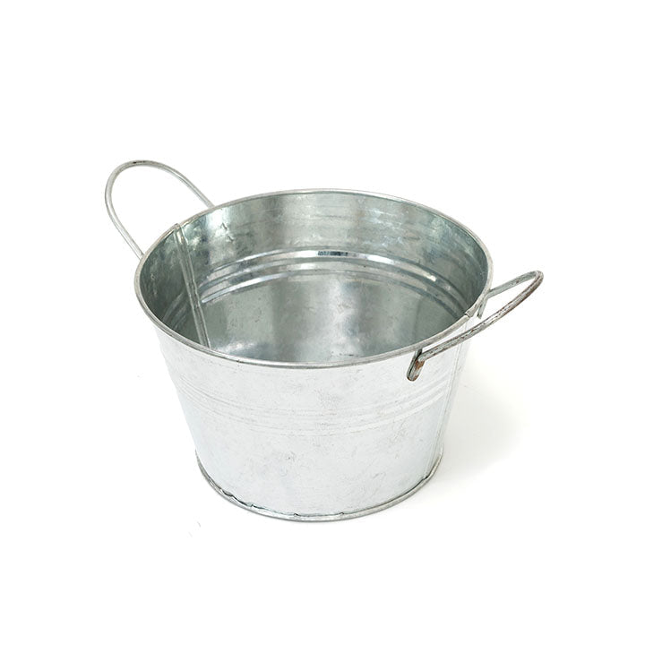 Metal Bucket with Handles 16x10 cm