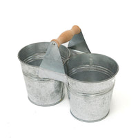 Double Metal Bucket 22x11 cm