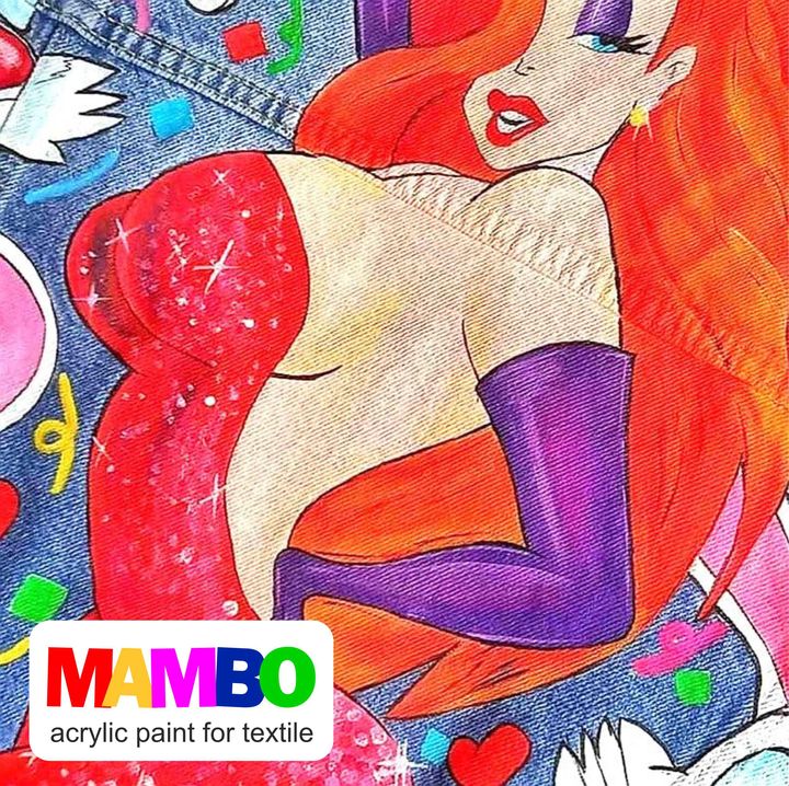 MAMBO Метална боя за текстил и кожа 20 ml — изображение 4