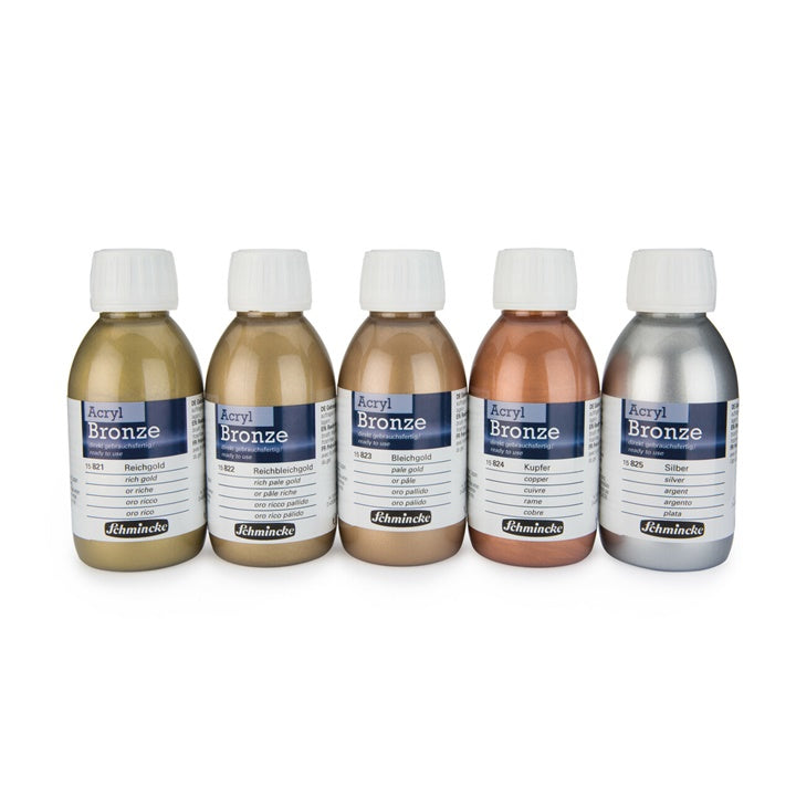 Металик бронз Acryl-Bronze Schmincke 150 ml | различни цветове — изображение 1