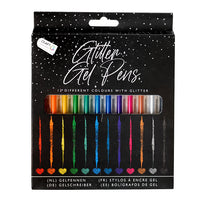 Metallic Gel Pens - Set of 12