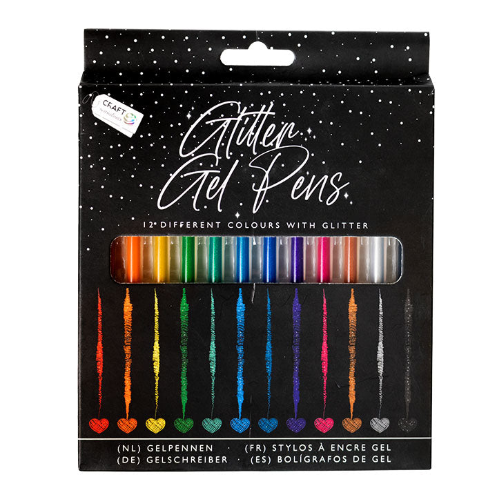 Metallic Gel Pens - Set of 12