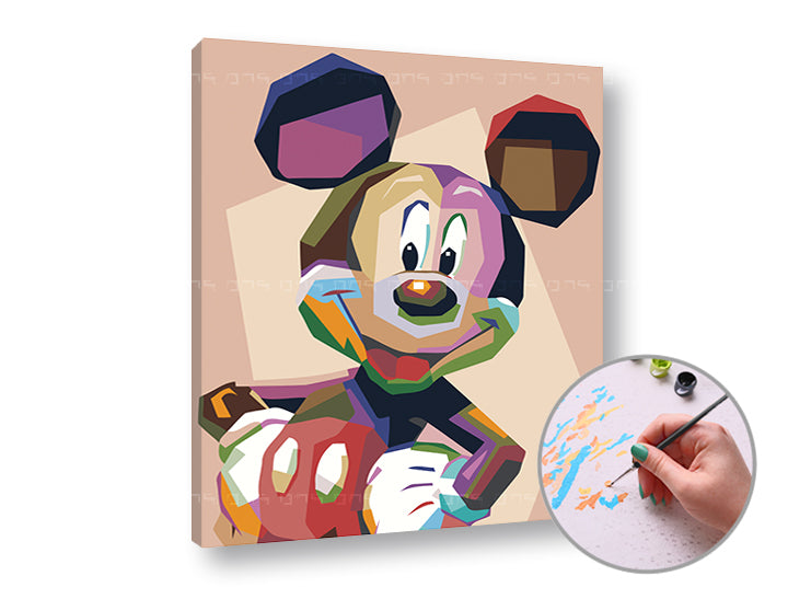 MICKEY MOUSE Paint by Numbers | Low Difficulty - image 1