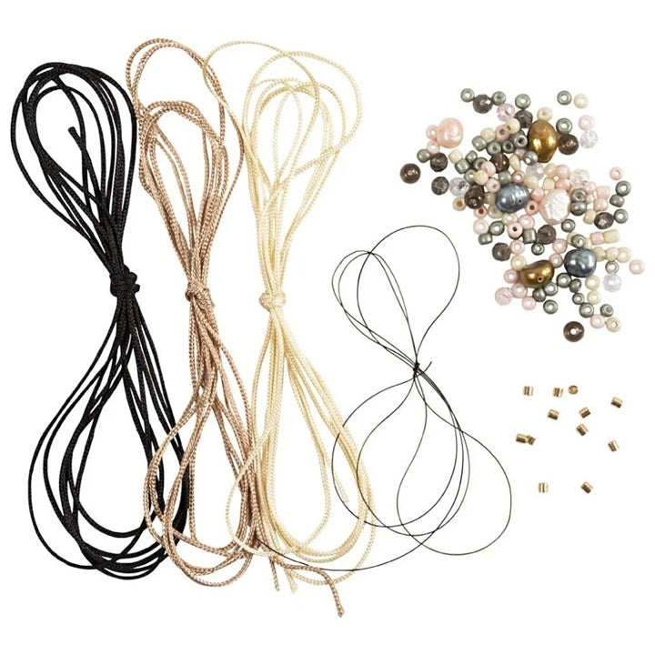 Mini Bracelet-Making Set with Pearls and Clasps — image 2