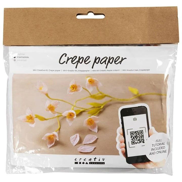 Mini Craft Set | Cherry Blossom Branch Made from Crepe Paper — image 1