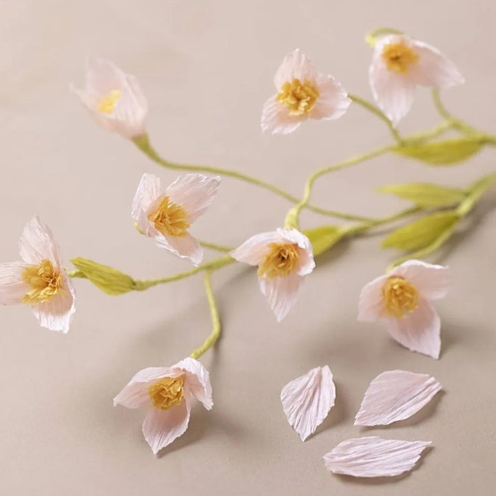 Mini Craft Set | Cherry Blossom Branch Made from Crepe Paper — image 3