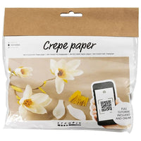 Mini Craft Set | Crepe Paper Magnolia Branch — image 1