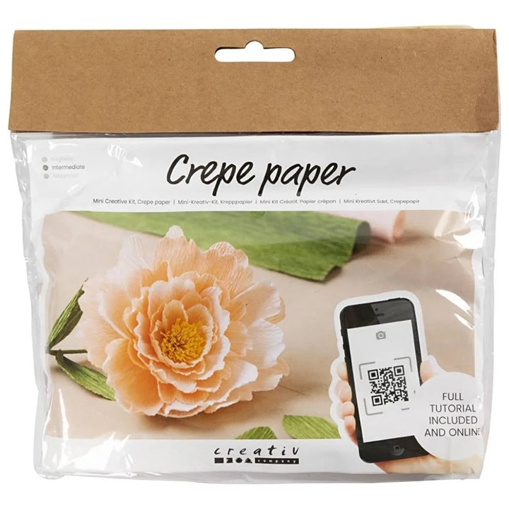 Mini Craft Set | Crepe Paper Peony — image 1