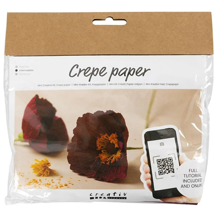 Mini Craft Set | Crepe Paper Poppies — image 1