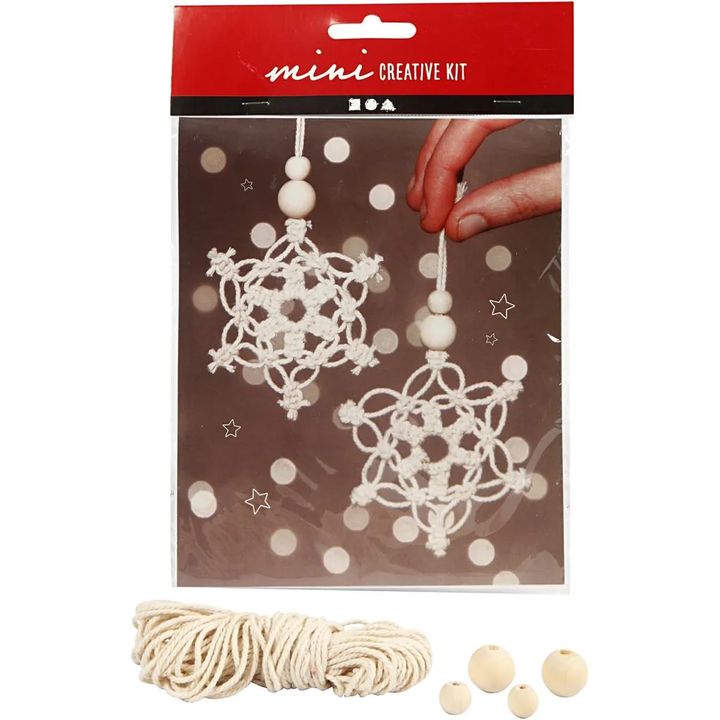 Mini Creative Macrame Snowflake Set — image 2