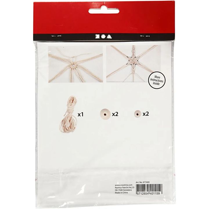 Mini Creative Macrame Snowflake Set — image 3