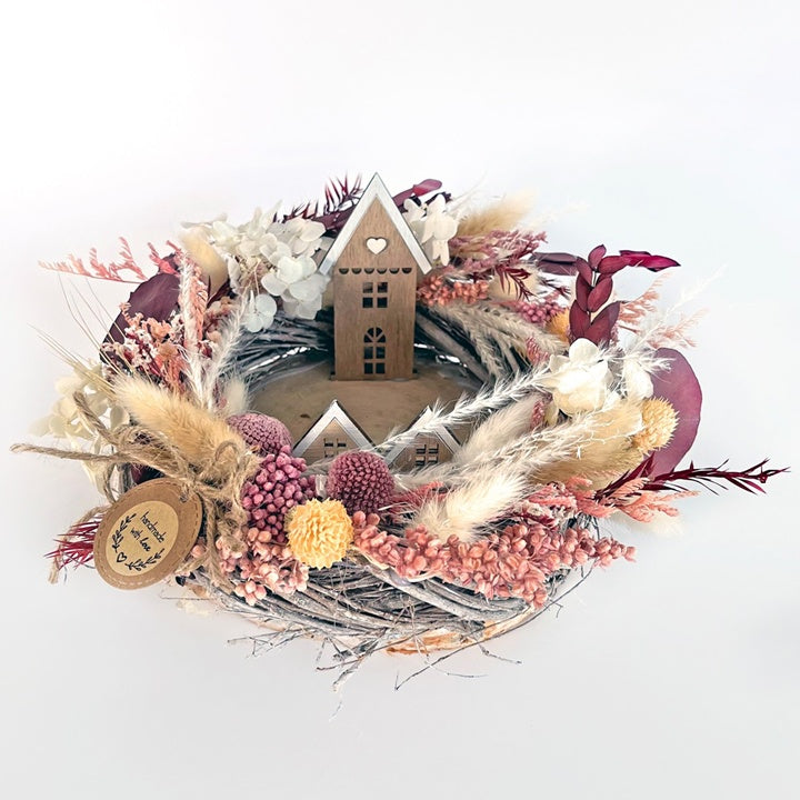 Mini Dried Bouquet “Burgundy Queen” / 20 cm — image 2