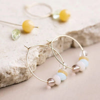 Mini Earring-Making Set with Beads and Circular Bases — image 3
