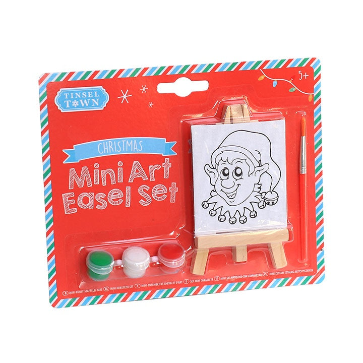Mini Easel with Canvas