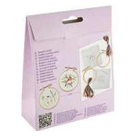 Mini Embroidery Kit, Set of 2, Ø 8.5 cm — image 1