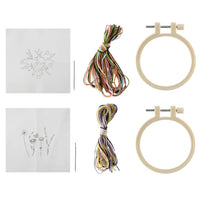 Mini Embroidery Kit, Set of 2, Ø 8.5 cm — image 3