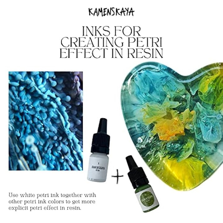 Мини комплект PETRI INKS KAMENSKAYA за смола 13 x 5 ml — изображение 4