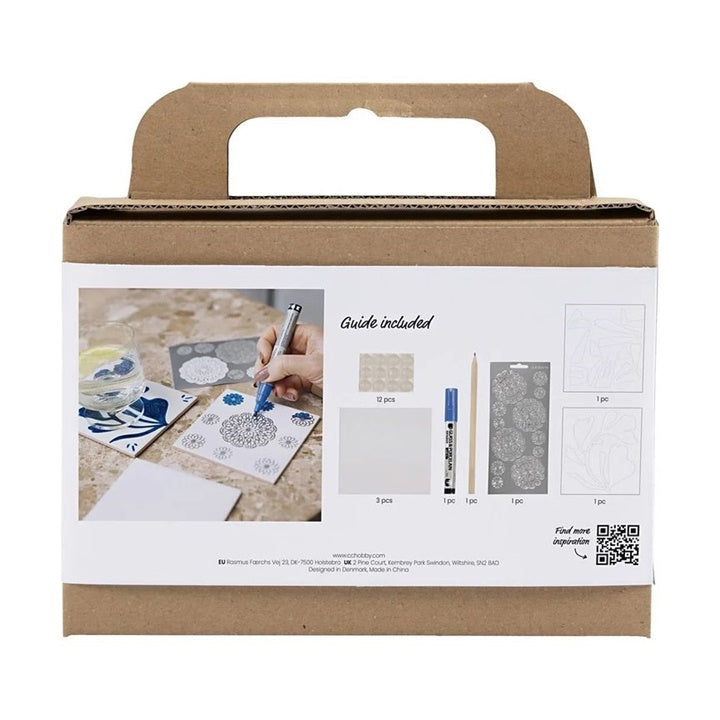 Mini Porcelain Painting Set - Coasters — image 1