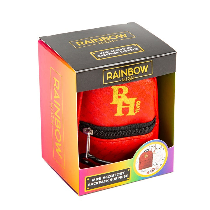 Мини раница с аксесоари RAINBOW HIGH червена — изображение 1