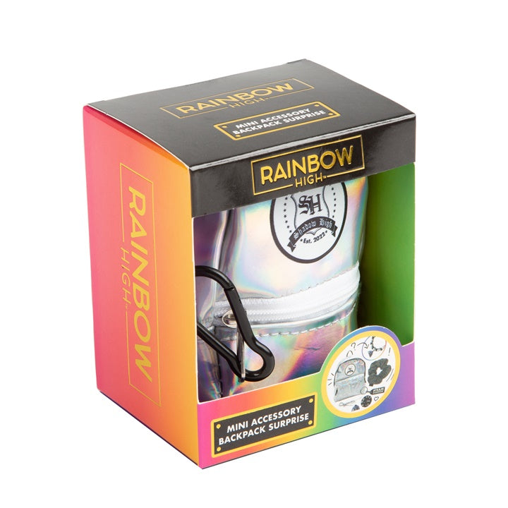 Мини раница с аксесоари RAINBOW HIGH silver — изображение 1