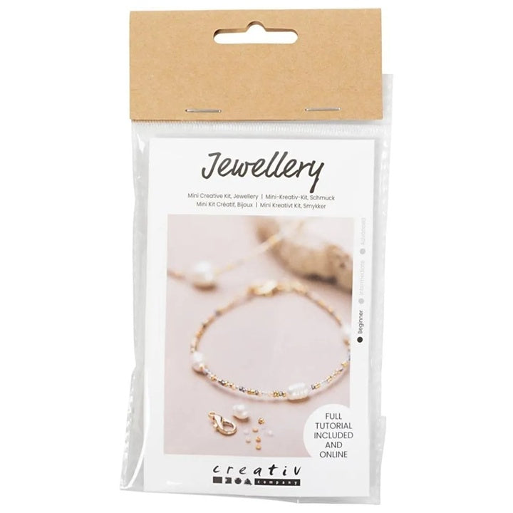 Mini Set for Making a Bracelet and Necklace with Pearls — image 3