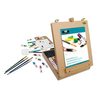 Mixed Media Art Set in Wooden Case, Set of 48 — image 1