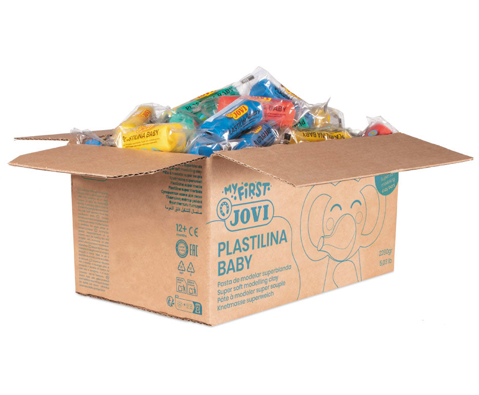 Modelling clay set JOVI My First 60 x 38 g Assorted Colors