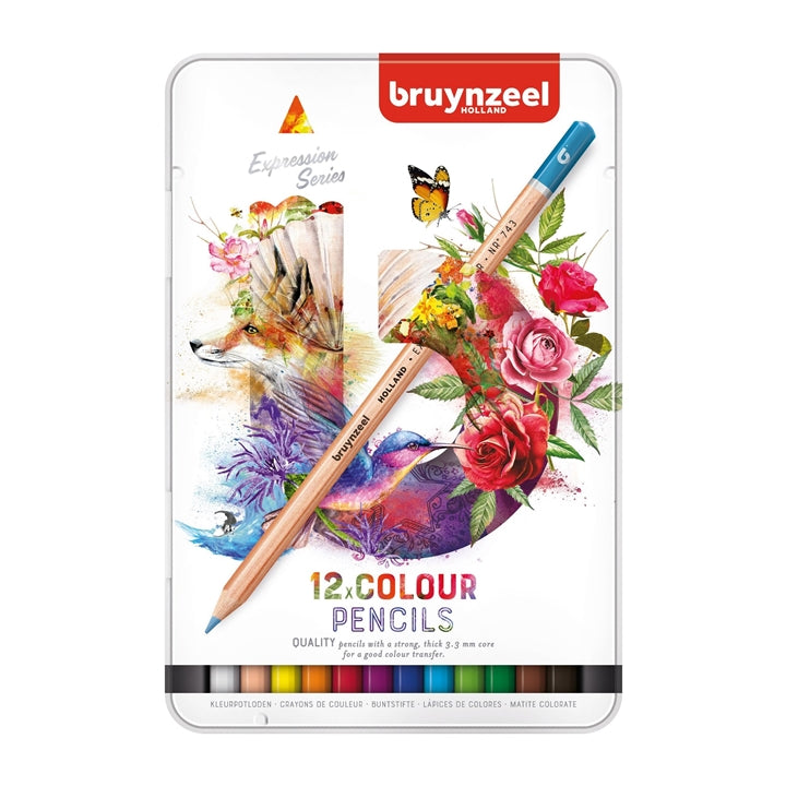 Моливи bruynzeel Expression Series в метална опаковка — изображение 2