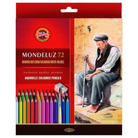 Моливи за акварел Mondeluz / 72 бр. — изображение 1