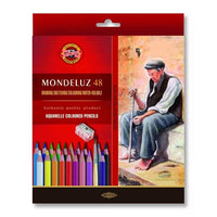 Mondeluz Watercolor Pencils, Set of 48